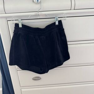Black Velvet Aerie Shorts